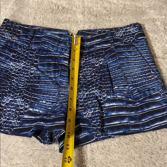 BCBG maxazria blue dress shorts - Picture 7 of 8